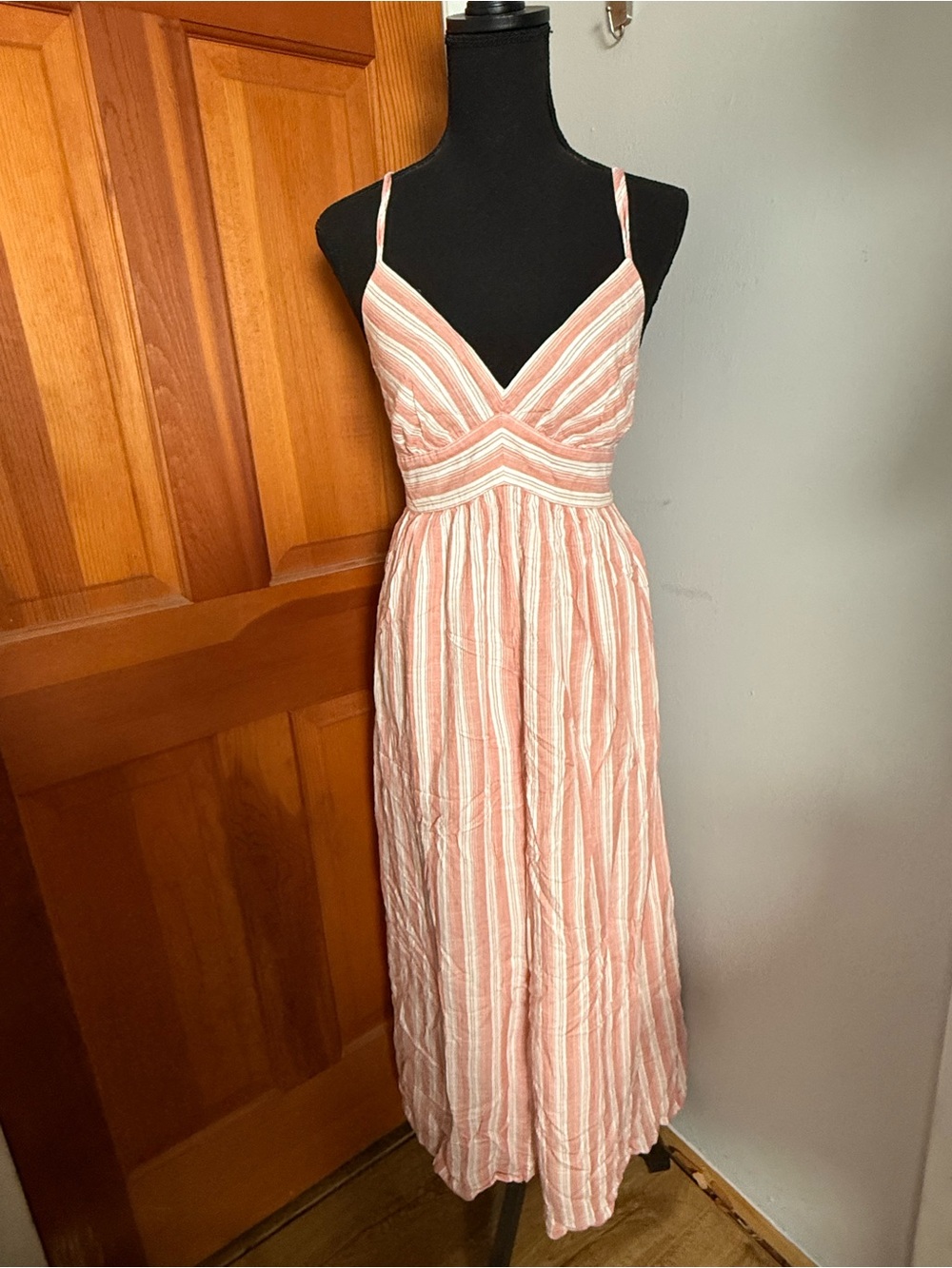 American Eagle Striped Jumpsuit